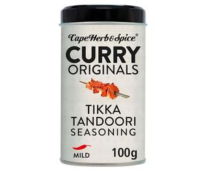 Cape Herb & Spice - Sazonador de Curry - Tikka Tandoori - Ideal para Carbes - 100 Gramos