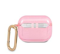 Cape iPhone Airpods Pro Guess Original Brilhante Rosa