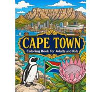 Cape Town Coloring Book for Adults and Kids: Western Cape South African Activity Pages Souvenir Travel Gifts