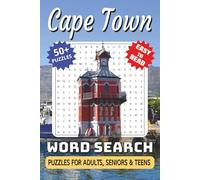 Cape Town Word Search Puzzle Book: Word Searches with Easy-to-Read Print, Cape Town Landmarks, Culture, Wildlife, Beaches & More | 6x9 Inches, 112 ... for Travel Lovers, Relaxation & Free Time