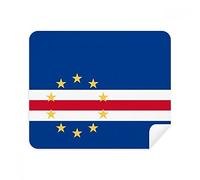 Cape Verde Bandera Nacional África País Teléfono Limpiador de Pantalla Gafas Paño de Limpieza 2pcs Suede Tela