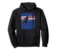 Cape Verde Soccer Team Cape Verde Flag Jersey Football Sudadera con Capucha