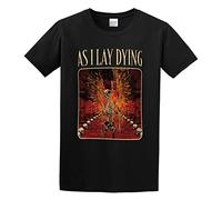 capeclain As I Lay Dying Poster Unisex 100% Cotton Short-Sleeve T-Shirts Black M