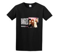 capeclain Bangles Greatest Hits Unisex 100% Cotton Short-Sleeve T-Shirts Black M