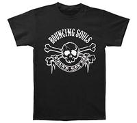 capeclain Bouncing Souls Never Say Die Unisex 100% Cotton Short-Sleeve T-Shirts Black XXXL