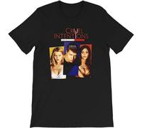 capeclain Cruel Intentions Sarah Michelle Gellar Ryan Phillippe Reese Movie Film Funny Gift Unisex 100% Cotton Short-Sleeve T-Shirts Black XXL