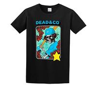 capeclain Dead and Company Dodger Stadium La 2018 Poster Unisex 100% Cotton Short-Sleeve T-Shirts Black S