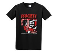 capeclain Fsociety Our Democracy Has Been Hacked Hacker Vendetta Mask Anonymous O-Neck 100% Cotton Short Sleeve Unisex T-Shirt XXL