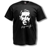 capeclain George Formby The Ukulele Music Hall Silver Screen Legend Unisex 100% Cotton Short-Sleeve T-Shirts Black XXL