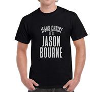 capeclain Jesus Christ It's Jason Bourne Funny T Shirt XL