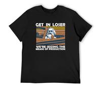 capeclain Marx Karl We’RE Seizing The Means of Production Unisex 100% Cotton Short-Sleeve T-Shirts Black S