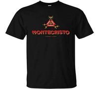 capeclain Men's Montecristo, Cigars, Cigar, Tobacco, Tobacconist, Habanos, Cuban, Smoker, Smokin T Shirt Unisex 100% Cotton Short-Sleeve T-Shirts Black L