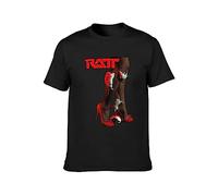 capeclain RATT EP Mic Unisex 100% Cotton Short-Sleeve T-Shirts Black M