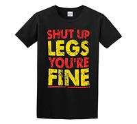 capeclain Shut Up Legs Youre Fine Fitness Workout Jacob Zelazny Transparent Unisex 100% Cotton Short-Sleeve T-Shirts Black XL