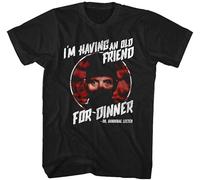 capeclain Silence of The Lambs Dr Hannibal Lecter Men's T Shirt I'm Having An Old Friend S