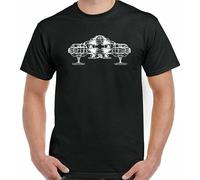 capeclain Space 1999 Retro TV Show Sci Fi Programme Unisex 100% Cotton Short-Sleeve T-Shirts Black XXXL