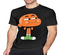 capeclain The Amazing World of Gumba-Ll Unisex 100% Cotton Short-Sleeve T-Shirts Black L