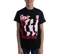 capeclain The English Beat Mens Just Can't Stop It Unisex 100% Cotton Short-Sleeve T-Shirts Black XL