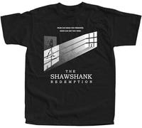 capeclain The Shawshank Redemption 1994 Unisex 100% Cotton Short-Sleeve T-Shirts Black XL