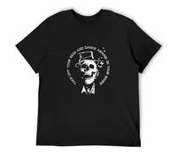 capeclain Tom Waits - Dance Around Your Bones Unisex 100% Cotton Short-Sleeve T-Shirts Black XXXL