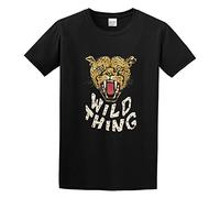 capeclain Wild Thing Leopard 70S Retro O-Neck 100% Cotton Short Sleeve Unisex T-Shirt L
