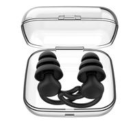 Capeizadores de ruido para dormir, roncando tapones para los oídos de sueño silencioso, enchufes de la oreja que reducen el ruido de 25-28 dB, 3.8x3.8x1.8 cm, fácil de usar, portátil para dormir, viaj