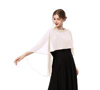 Capelets de boda para mujer, de gasa, chales y envolturas para vestido de noche - Dorado - talla única