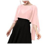 Capelets de gasa para mujer, chales y envolturas para vestido de noche, capas de boda