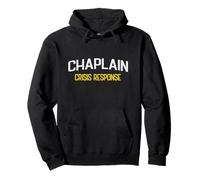 Capellán Respuesta Crisis EMS Fuego Blanco Amarillo Sudadera con Capucha