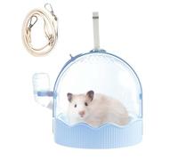 CAPERCHIO CAMERAMENTO - 7.87x7.09x7.09 en jaula para mascotas portátiles con hombro ajustable para viajes, juegos, forraje y aseo, suministros para animales pequeños para dormitorio exterior i
