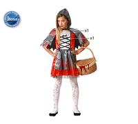 Atosa disfraz caperucita roja sangrienta niña infantil 3 a 4 años
