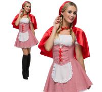 Caperucita Roja Disfraz Mujer Cuento de Hadas Carnaval Disfraz