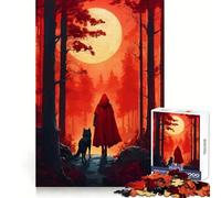 Caperucita Roja y el Lobo, 1000 Piezas, Rompecabezas para Adultos, Juguete Inteligente, Actividad en casa, Corte Suave, Sorpresa navideña (50x75cm)