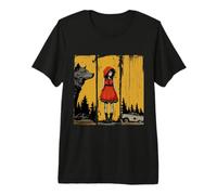 Caperucita Roja y el Lobo Camiseta Premium
