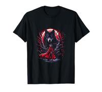Caperucita Roja y la Luna Llena. Cuento clásico dark style Camiseta