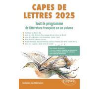 CAPES de Lettres 2025 - Tout le programme de littérature française en un volume: Fabliaux du Moyen Âge ; Jean de Léry, Histoire d’un voyage fait en la ... Lagarce, Juste la fin du (CAPES/AGREGATION)