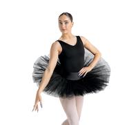 Capezio 10391 Tutú de práctica para Adultos, Mujer, Negro, L