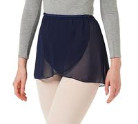 Capezio 126 - Falda de Gasa, CAD800, Azul Marino, Small