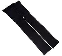 Capezio Medias Esenciales sin pies Mallas, 15 guaridas, Negro, L-XL 126