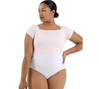 Capezio 126 Tejidos de Punto Corto de Punto Acanalado