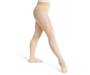 Capezio Ajuste de transición Ultra Suave con Cintura de Punto Mallas, Mujer, Color Carne, L-XL
