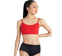 Capezio Bra Top de Sujetador Camisola, Opaco, Rojo, XS para Mujer