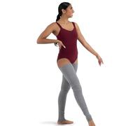 Capezio Ca1Ev 126 - Calentador de piernas (91,44 cm), Color Gris Jaspeado, Talla única