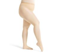 Capezio Ca1Ev 126 Ultra Soft Transition Tight con Mallas de Cintura de Punto Uno - Shortbread, Large-X-Large