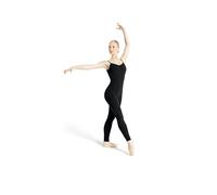 Capezio Cc820 Cami Solotard - Camiseta de Manga Corta para Mujer L Negro