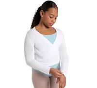 Capezio Ck10949c - Suéter para Mujer, Mujer, CK10949C-WHTM, Blanco, Medium