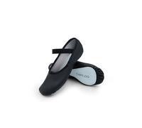 Capezio Daisy - Zapatos de Ballet para niña, Black, 13 UK Child