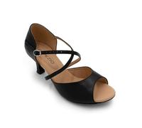 Capezio Eva Ballroom Shoe Zapatos de salón de Ball, Negro, 5 W Mujeres