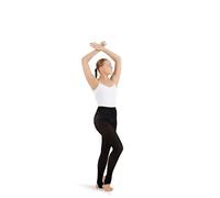 Capezio N145 Hold& Stretch - Mallas para Mujer, Mujer, N145-BLKM, Negro, Medium