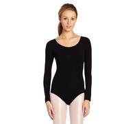 Capezio Long Sleeve Leotard, Black, XL para Mujer